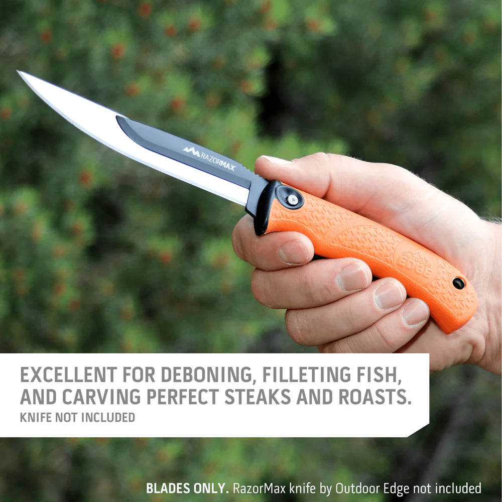 OutDoor Edge 5" Boning / Fillet Blade Silver 6pk