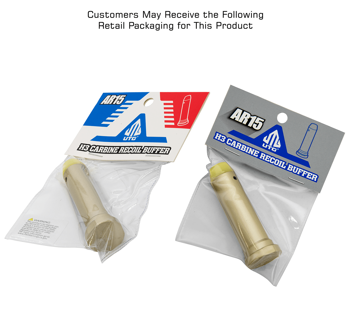 UTG H3 Hard Coat Recoil Buffer for AR15 Carbine