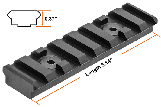 UTG PRO M-LOK Rail Section, 8-slot