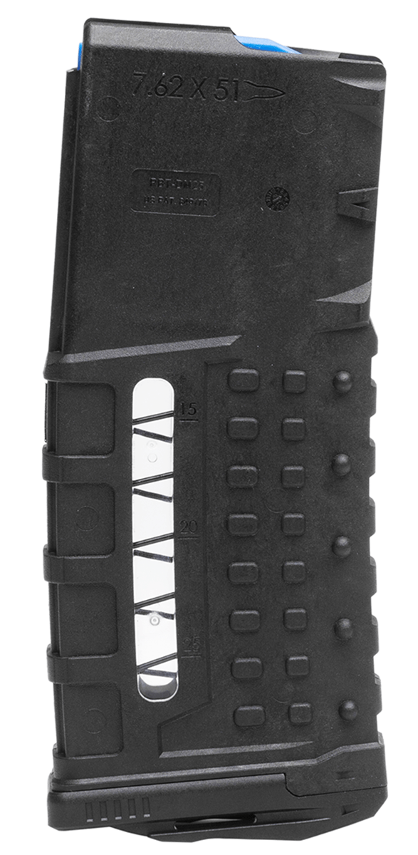 UTG AR308 Windowed Polymer Magazine, 25 Round, LR/SR .308