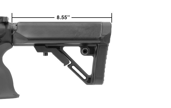 UTG PRO AR15 Ops Ready S1 Mil-spec Stock Only, Black