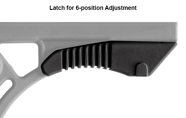 UTG PRO AR15 Ops Ready S3 Mil-spec Stock Only, Black