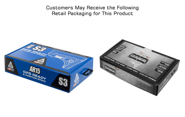 UTG PRO AR15 Ops Ready S3 Mil-spec Stock Only, Black