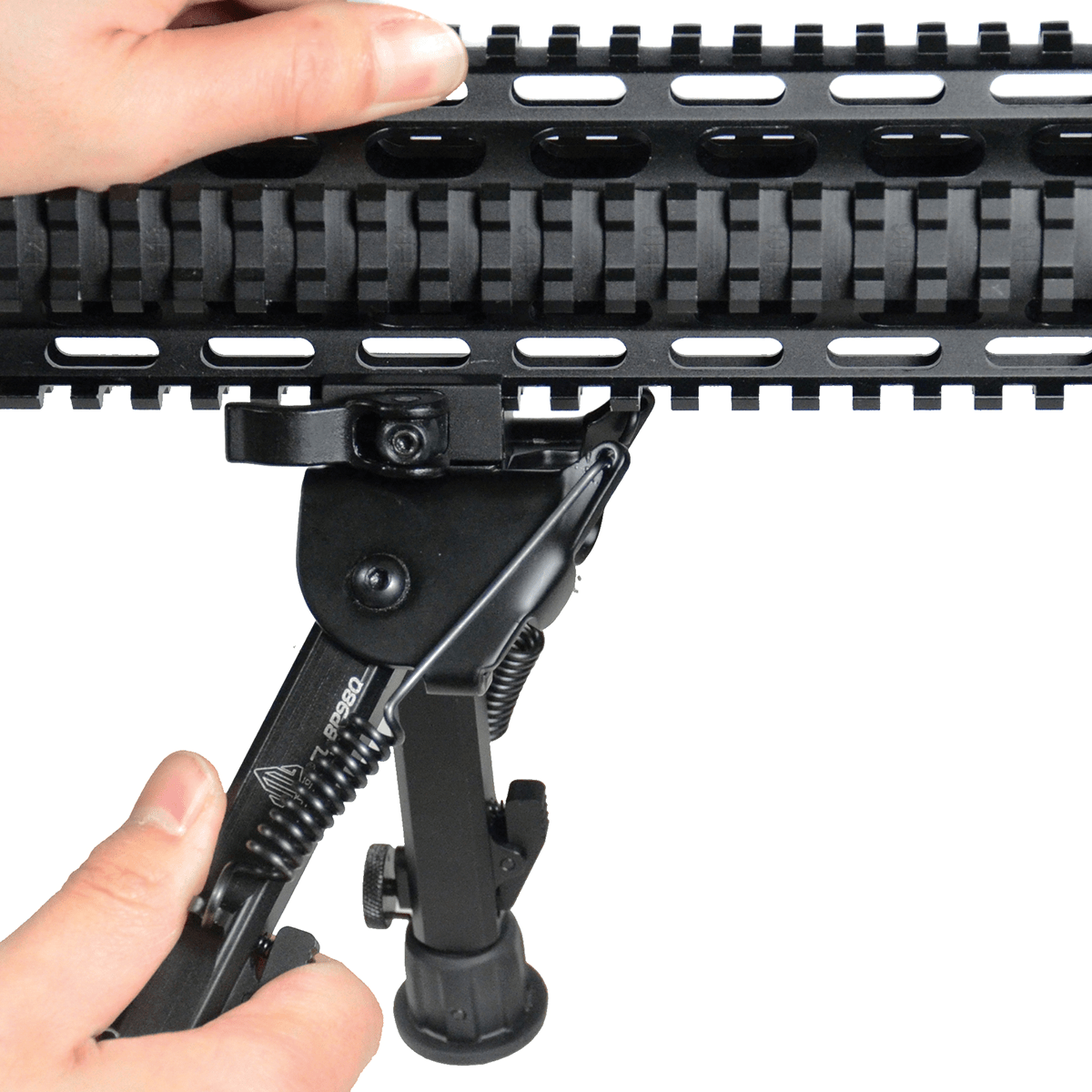 UTG Super Duty QD Bipod, 6"- 8.5" Center Height, Picatinny
