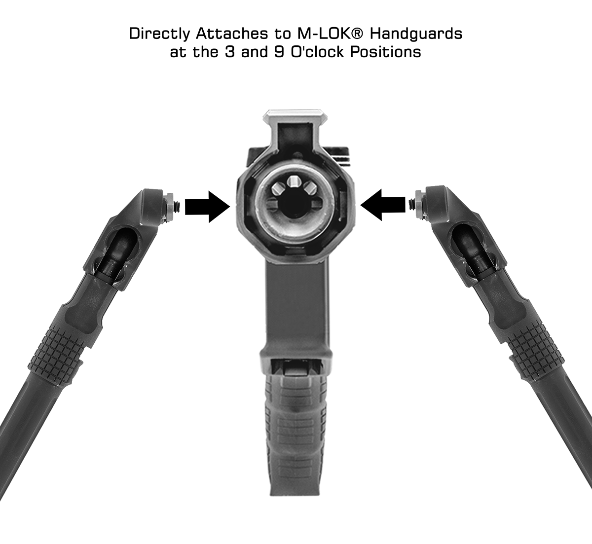 UTG Recon Flex® II Bipod, 8.7"- 12" Center Height, M-LOK