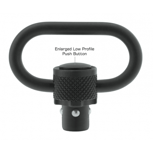 UTG Heavy Duty Push Button QD Sling Swivel 1.4'' Loop