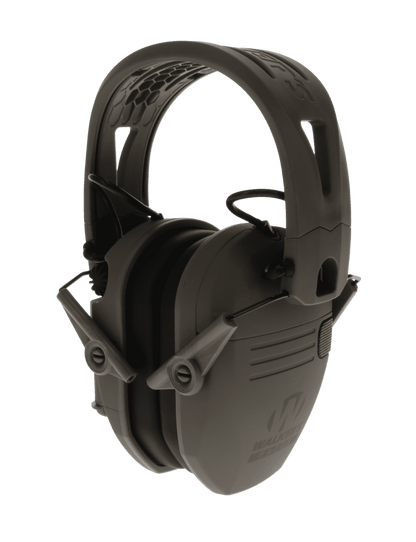 Walker's Razor Slim Electronic Muff Tactical Grip Headband  FDE 23 DB