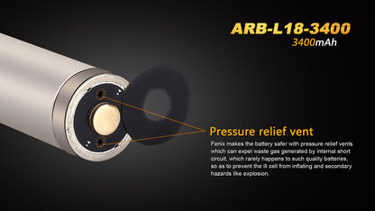 Fenix ARB-L18-3400 (3400mah 18650 Battery)