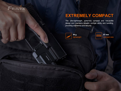 Fenix Tactical pistol flashlight with red laser – GL22
