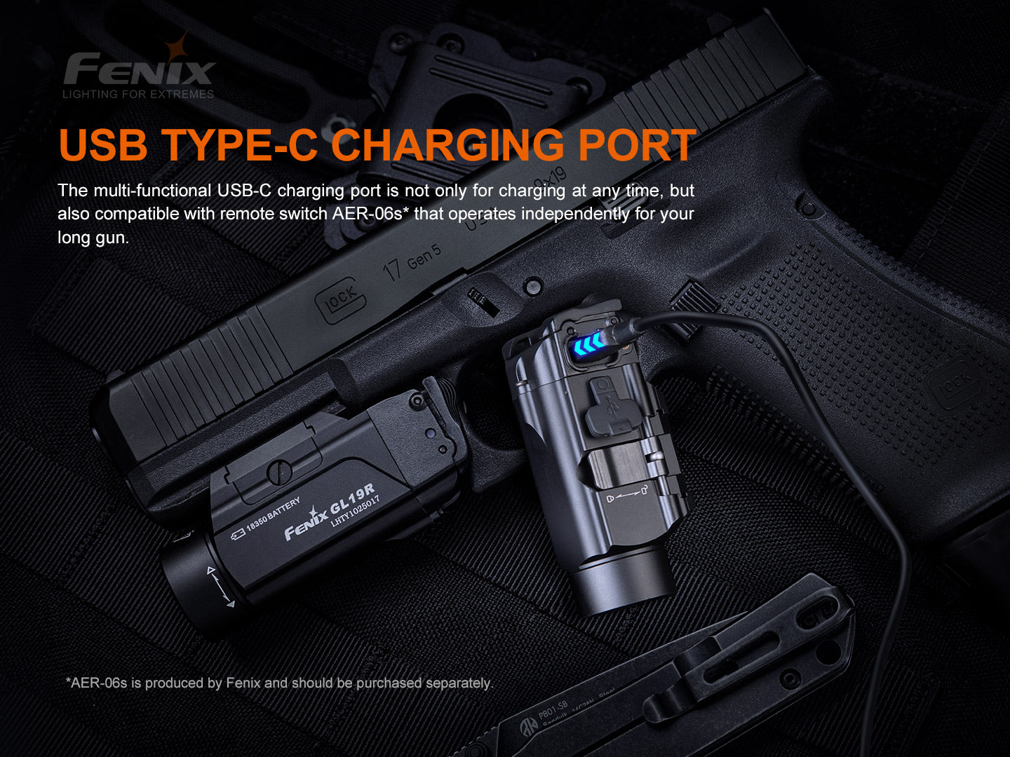 Fenix Weapon Flashlight GL19R 1200 Lumens