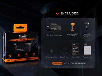 Fenix GL06 Pocket Pistol Tactical Light