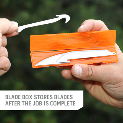 Outdoor Edge Razor Safe Combo Blade Set Silver 6pk