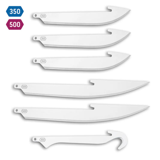 Outdoor Edge Razor Safe Combo Blade Set Silver 6pk