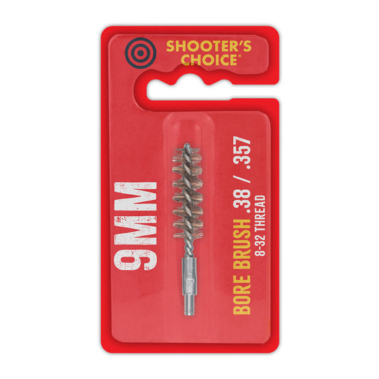 Shooters Choice 9mm 2'' Bronze Bore Brush
