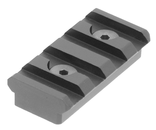 UTG PRO Keymod Rail Section, 4-slot, Black