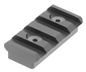UTG PRO Keymod Rail Section, 4-slot, Black
