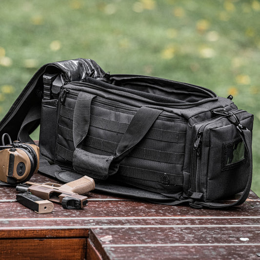 UTG All-in-1 Range Bag, 21"x9"x8", Black