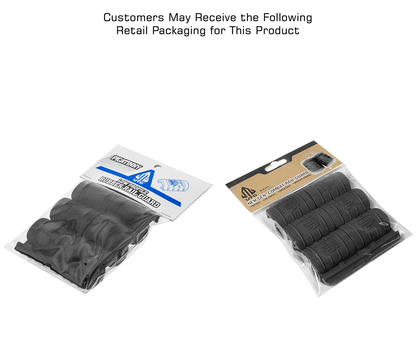 UTG Picatinny Rail Covers, Black, 12/Pack