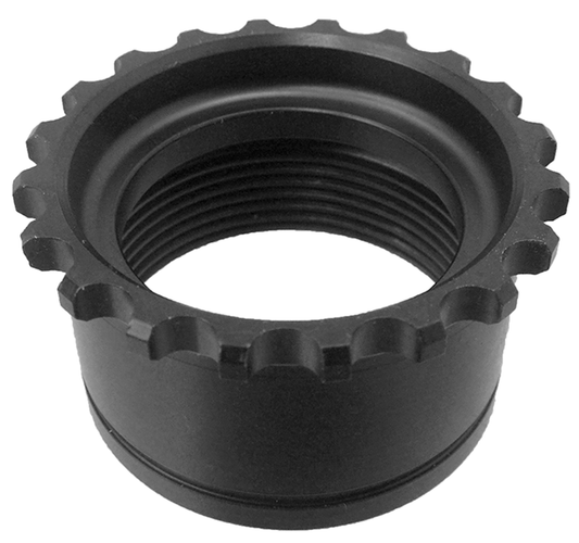 UTG Standard AR15 Steel Barrel Nut - Black