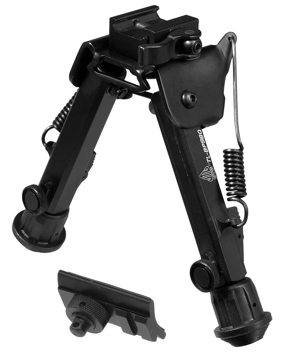 UTG Super Duty QD Bipod, 6"- 8.5" Center Height, Picatinny