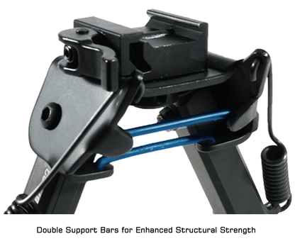 UTG Super Duty QD Bipod, 6"- 8.5" Center Height, Picatinny