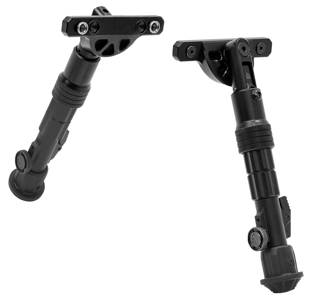 UTG RECON FLEX KEYMOD BIPOD, MATTE BLACK, 5.7''-8'' CENTER HEIGHT