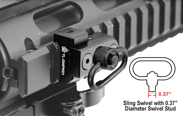 UTG Picatinny/ Keymod Compatible Adaptor for QD Sling Swivel