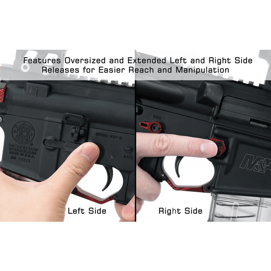 UTG AR15 Ambidextrous Extended Magazine Release